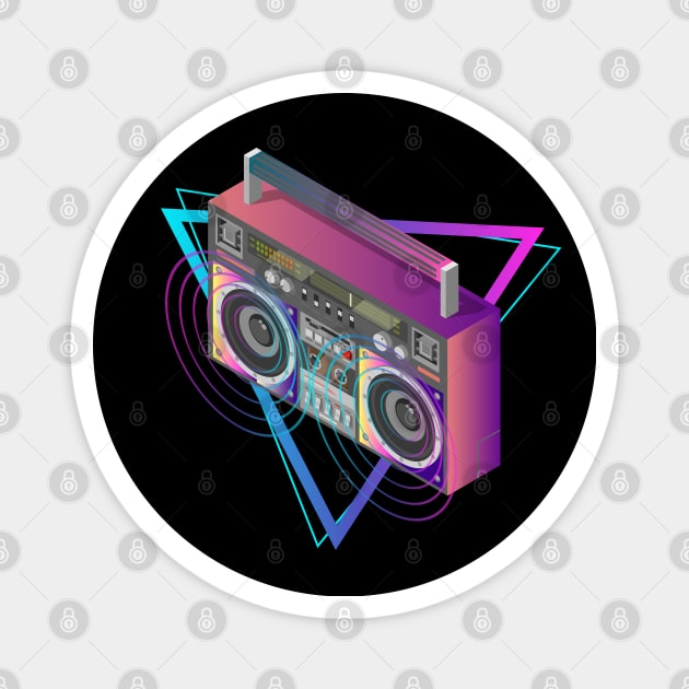 Classic Casette Wave Magnet by edmproject